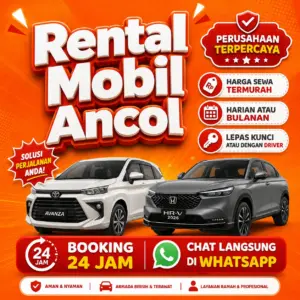 Rental Mobil Ancol Bersih Siap Pakai Dengan Supir Atau Lepas Kunci Bebas Pilih