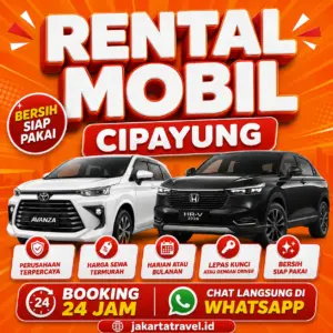Rental Mobil Cipayung Bersih Siap Pakai Dengan Supir Atau Lepas Kunci Bebas Pilih
