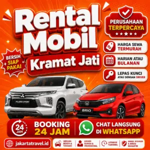 Rental Mobil Kramat Jati Bersih Siap Pakai Dengan Supir Atau Lepas Kunci Bebas Pilih