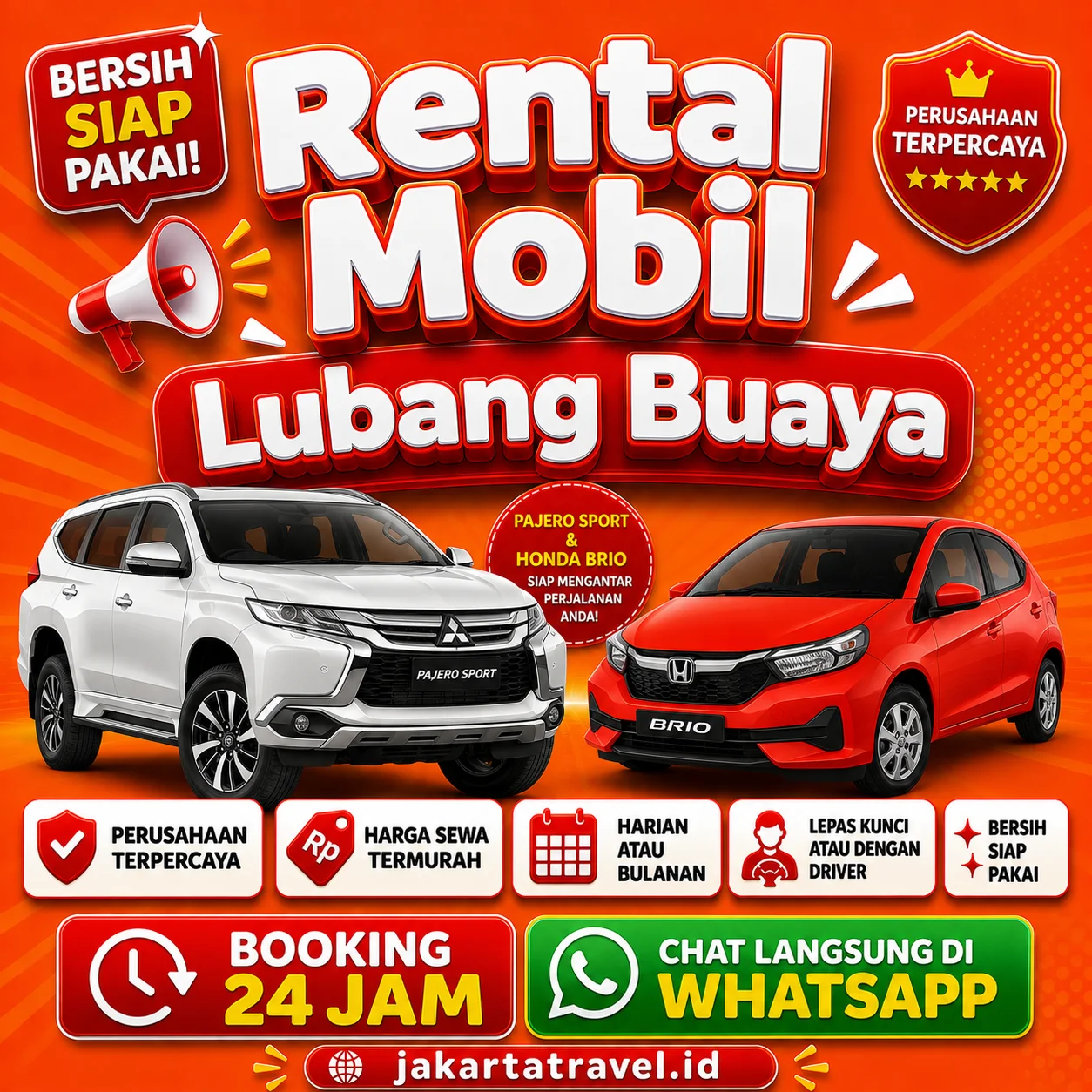 Rental Mobil Lubang Buaya Bersih Siap Pakai Dengan Supir Atau Lepas Kunci Bebas Pilih