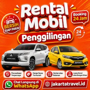 Rental Mobil Penggilingan Bersih Siap Pakai Dengan Supir Atau Lepas Kunci Bebas Pilih