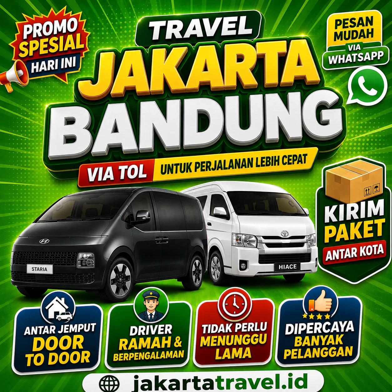 Puas 💯% Harga Travel Jakarta Bandung Murah Door To Door 24 Jam Terbaik Hari Ini