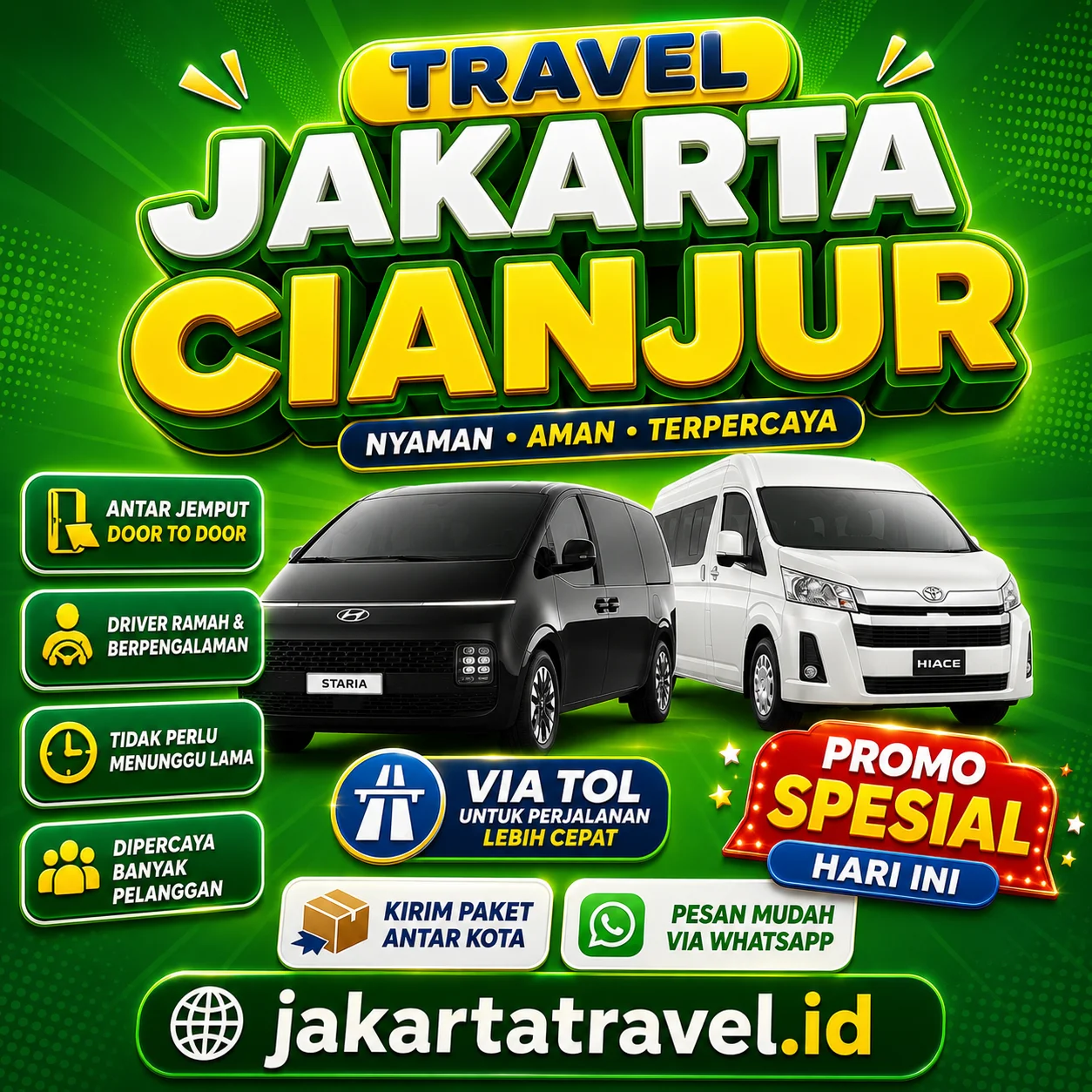 Puas 💯% Harga Travel Jakarta Cianjur Murah Door To Door dan Rating Tertinggi