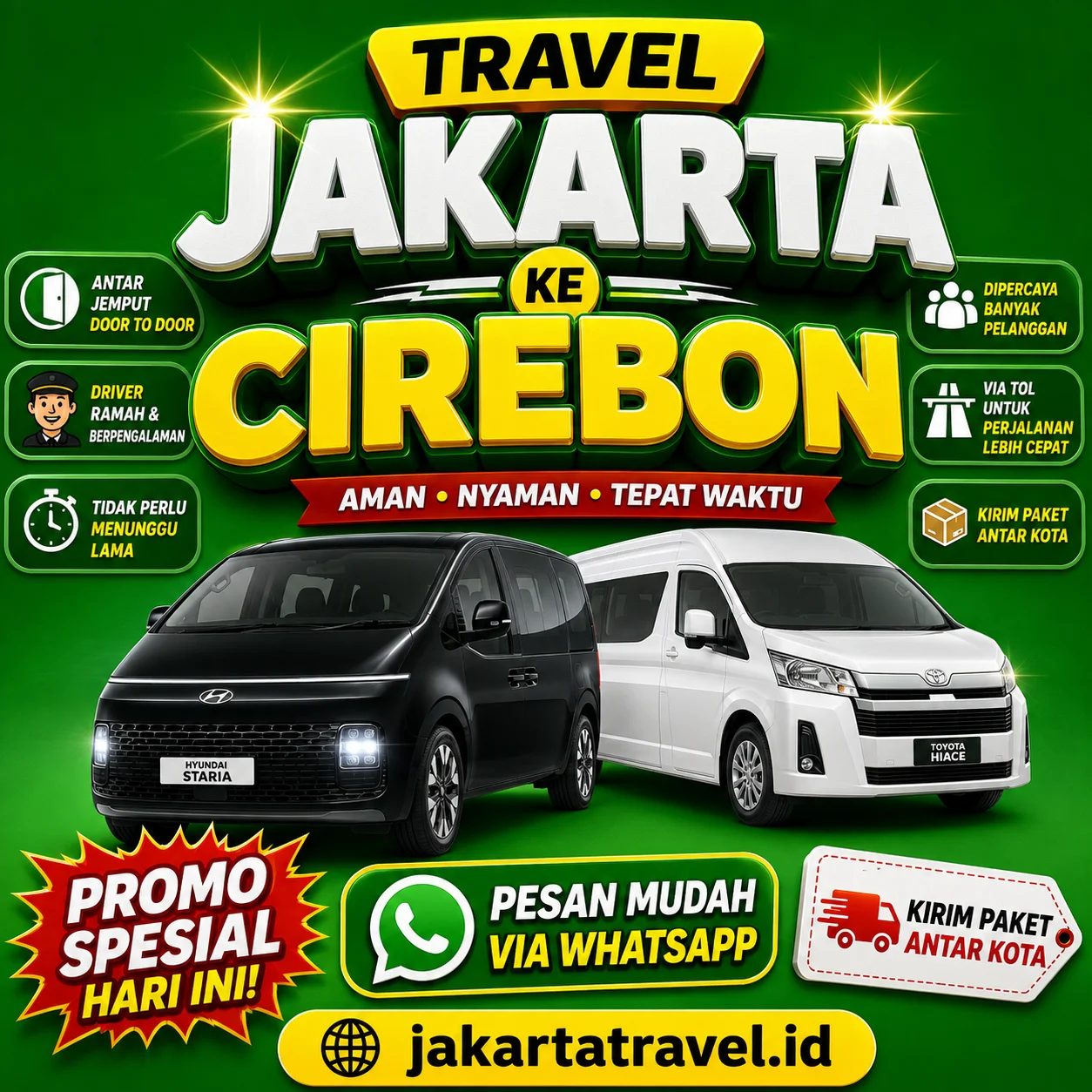 Puas 💯% Harga Travel Jakarta Cirebon Murah Door To Door Terdekat 24 Jam