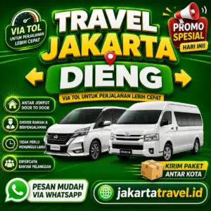 Puas 💯% Harga Tiket Travel Jakarta Dieng Murah Antar Sampai Depan Pintu