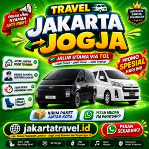 Puas 💯% Harga Tiket Travel Jakarta Jogja Hiace Murah Berangkat Pagi dan Malam
