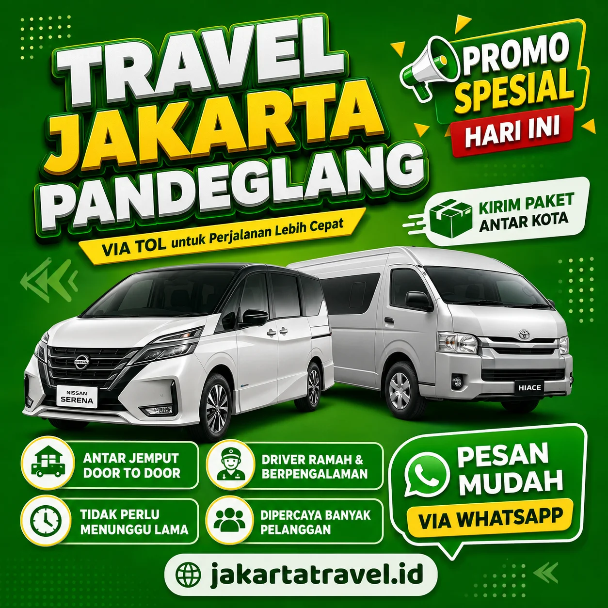 Puas 💯% Harga Tiket Travel Jakarta Pandeglang Murah Antar Sampai Depan Pintu
