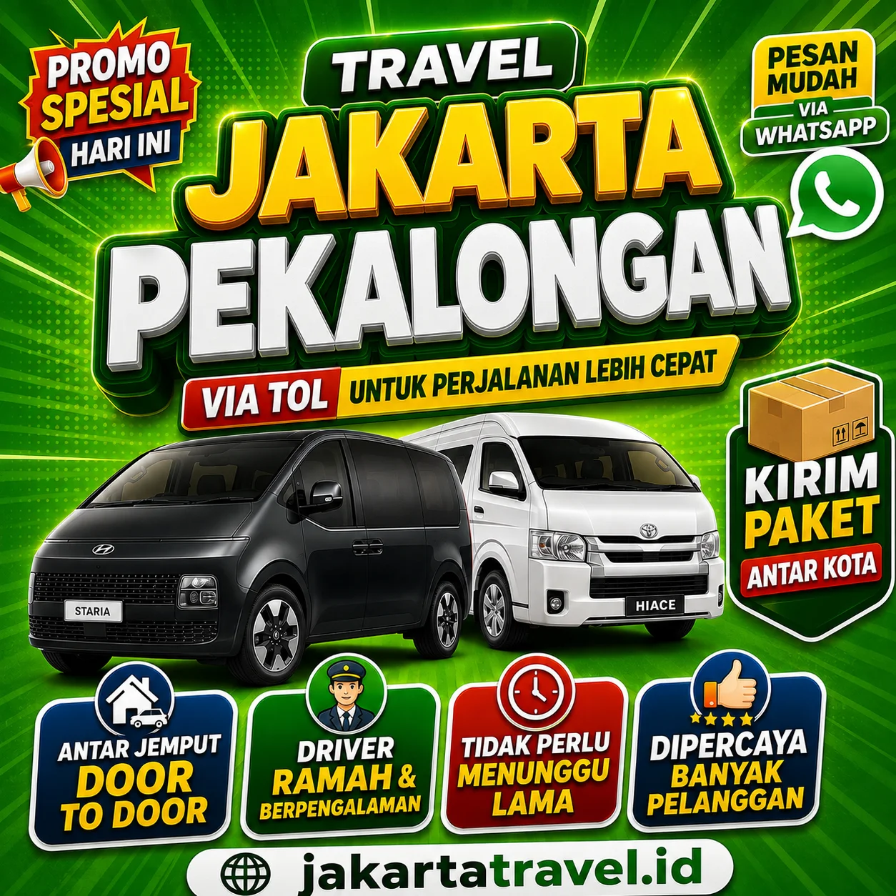 Puas 💯% Harga Tiket Travel Jakarta Pekalongan Murah Terdekat Sampai Depan Pintu