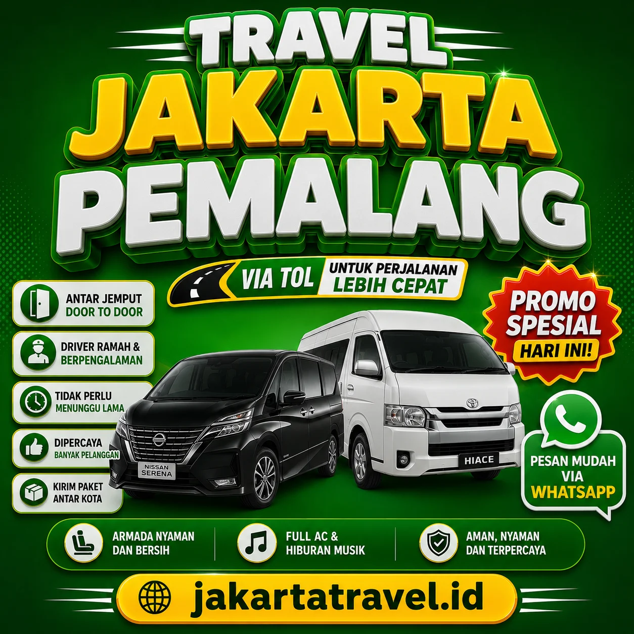 Puas 💯% Harga Tiket Travel Jakarta Pemalang Hari Ini Murah Sampai Depan Pintu