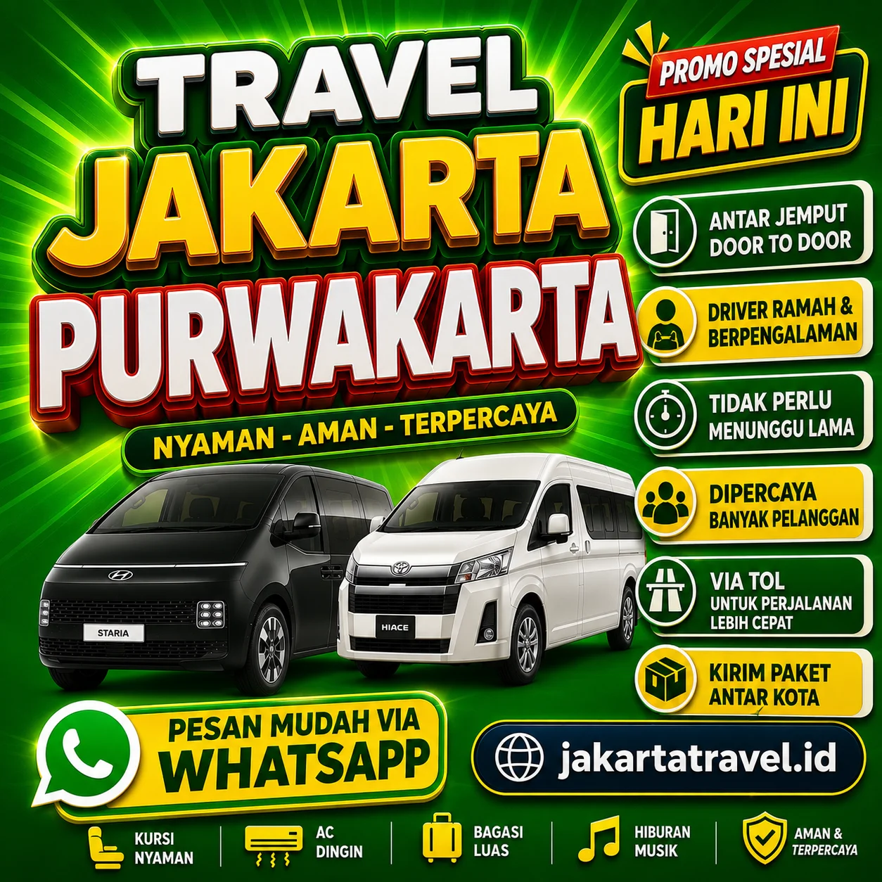 Puas 💯% Harga Travel Jakarta Purwakarta Murah Door To Door Terdekat dan Terbaru