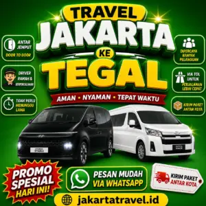 Puas 💯% Harga Tiket Travel Jakarta Tegal Berangkat Pagi dan Malam Murah